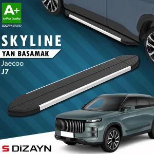 S-Dizayn Jaecoo J7 Skyline Aluminyum Yan Basamak 183 Cm 2023 Üzeri A+ Kalite thumb 1