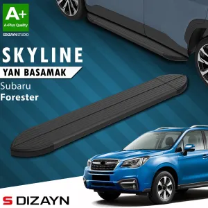 Subaru Forester 2012-2018 (SJ) uyumlu 4 Skyline Siyah Yan Basamak 183 Cm 2012-2019 A+ Kalite modelleri DRS Tuning'de. Kaliteli malzeme, hızlı kargo ve güvenli
