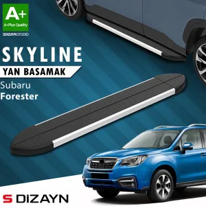S-Dizayn Subaru Forester 4 Skyline Aluminyum Yan Basamak 183 Cm 2012-2019 A+ Kalite thumb 1