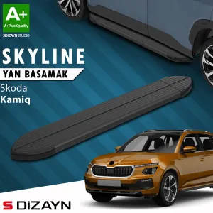 S-Dizayn Skoda Kamiq Skyline Siyah Yan Basamak 183 Cm 2019 Üzeri A+ Kalite thumb 1