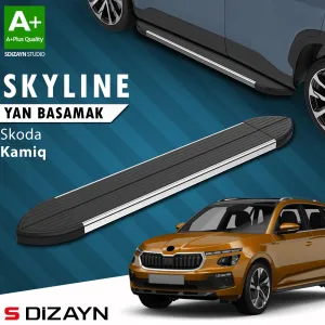 Skoda Kamiq 2019-Günümüz (NW4) uyumlu Skyline Krom Yan Basamak 183 Cm 2019 Üzeri A+ Kalite modelleri DRS Tuning'de. Kaliteli malzeme, hızlı kargo ve güvenli