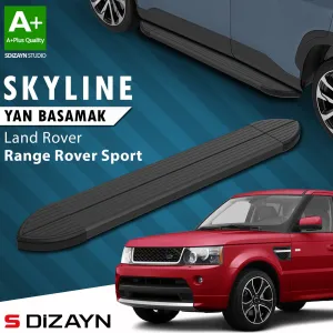 S-Dizayn Land Rover Range Rover Sport Skyline Siyah Yan Basamak 183 Cm 2005-2013 A+ Kalite thumb 1