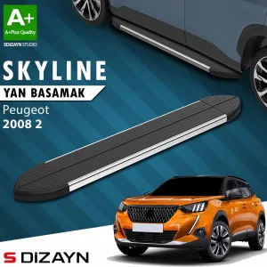 Peugeot 2008 2019-Günümüz (P24) uyumlu 2 Skyline Krom Yan Basamak 183 Cm 2020 Üzeri A+ Kalite modelleri DRS Tuning'de. Kaliteli malzeme, hızlı kargo ve güvenli