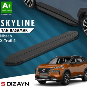 Nissan X-Trail 2021-Günümüz (T33) uyumlu T33 Skyline Siyah Yan Basamak 183 Cm 2022 Üzeri A+ Kalite modelleri DRS Tuning'de. Kaliteli malzeme, hızlı kargo ve
