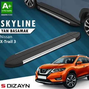 Nissan X-Trail 2013-2020 (T32) uyumlu T32 Skyline Krom Yan Basamak 183 Cm 2014-2022 A+ Kalite modelleri DRS Tuning'de. Kaliteli malzeme, hızlı kargo ve güvenli