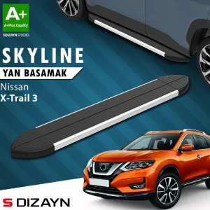 Nissan X-Trail 2013-2020 (T32) uyumlu T32 Skyline Aluminyum Yan Basamak 183 Cm 2014-2022 A+ Kalite modelleri DRS Tuning'de. Kaliteli malzeme, hızlı kargo ve