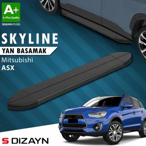 Mitsubishi ASX 2010-Günümüz (GA0) uyumlu Skyline Siyah Yan Basamak 183 Cm 2010 Üzeri A+ Kalite modelleri DRS Tuning'de. Kaliteli malzeme, hızlı kargo ve