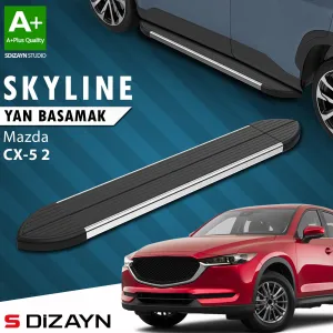 Mazda CX-5 2017-Günümüz (KF) uyumlu 2 Skyline Krom Yan Basamak 183 Cm 2017 Üzeri A+ Kalite modelleri DRS Tuning'de. Kaliteli malzeme, hızlı kargo ve güvenli