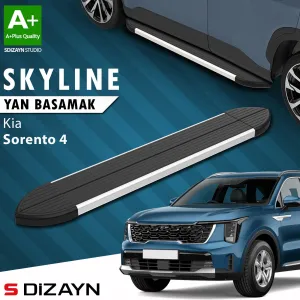 Kia Sorento 2020-Günümüz (MQ4) uyumlu 4 Skyline Aluminyum Yan Basamak 183 Cm 2022 Üzeri A+ Kalite modelleri DRS Tuning'de. Kaliteli malzeme, hızlı kargo ve