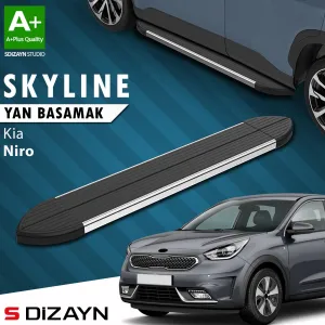 S-Dizayn Kia Niro Skyline Krom Yan Basamak 183 Cm 2017 Üzeri A+ Kalite thumb 1