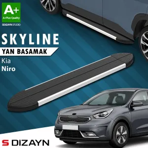 S-Dizayn Kia Niro Skyline Aluminyum Yan Basamak 183 Cm 2017 Üzeri A+ Kalite thumb 1