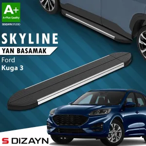 Ford Kuga 2019-Günümüz (CX482) uyumlu 3 Skyline Krom Yan Basamak 183 Cm 2020 Üzeri A+ Kalite modelleri DRS Tuning'de. Kaliteli malzeme, hızlı kargo ve güvenli