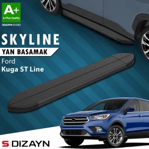 Ford Kuga 2012-2019 (C520) uyumlu 2 ST-Line Skyline Siyah Yan Basamak 183 Cm 2017-2019 A+ Kalite modelleri DRS Tuning'de. Kaliteli malzeme, hızlı kargo ve