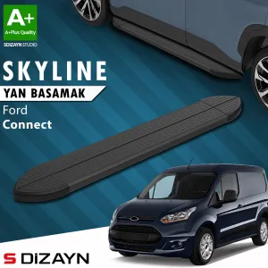 S-Dizayn Ford Connect 2 Skyline Siyah Yan Basamak 183 Cm 2014-2023 A+ Kalite thumb 1
