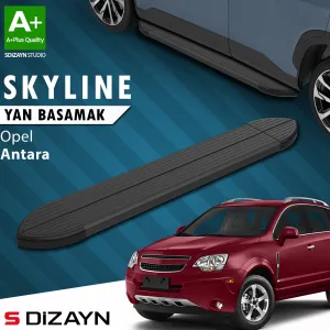S-Dizayn Opel Antara Skyline Siyah Yan Basamak 183 Cm 2006-2015 A+ Kalite thumb 1