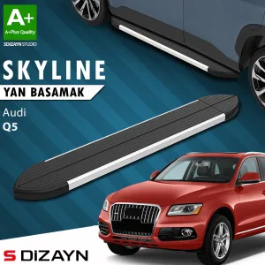 Audi Q5 2008-2017 (8R) uyumlu Skyline Aluminyum Yan Basamak 183 Cm 2008-2016 A+ Kalite modelleri DRS Tuning'de. Kaliteli malzeme, hızlı kargo ve güvenli