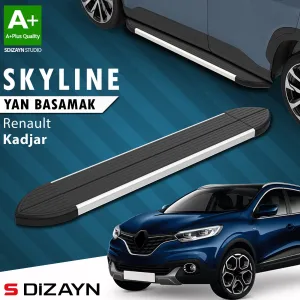 Renault Kadjar 2015-2022 (HA) uyumlu Skyline Aluminyum Yan Basamak 173 Cm 2015-2022 A+ Kalite modelleri DRS Tuning'de. Kaliteli malzeme, hızlı kargo ve güvenli