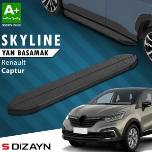 Renault Captur 2013-2019 uyumlu Skyline Siyah Yan Basamak 173 Cm 2013-2020 A+ Kalite modelleri DRS Tuning'de. Kaliteli malzeme, hızlı kargo ve güvenli