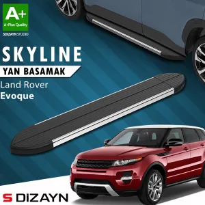 S-Dizayn Land Rover Range Rover Evoque Skyline Krom Yan Basamak 173 Cm 2012-2017 A+ Kalite thumb 1