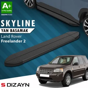 S-Dizayn Land Rover Freelander 2 Skyline Siyah Yan Basamak 173 Cm 2006-2014 A+ Kalite thumb 1