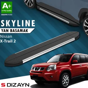 Nissan X-Trail 2007-2013 (T31) uyumlu T31 Skyline Krom Yan Basamak 173 Cm 2007-2014 A+ Kalite modelleri DRS Tuning'de. Kaliteli malzeme, hızlı kargo ve güvenli