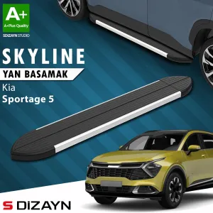 Kia Sportage 2021-Günümüz (NQ5) uyumlu 5 Skyline Aluminyum Yan Basamak 173 Cm 2021 Üzeri A+ Kalite modelleri DRS Tuning'de. Kaliteli malzeme, hızlı kargo ve