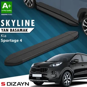 Kia Sportage 2015-2021 (QL) uyumlu 4 Skyline Siyah Yan Basamak 173 Cm 2016-2021 A+ Kalite modelleri DRS Tuning'de. Kaliteli malzeme, hızlı kargo ve güvenli