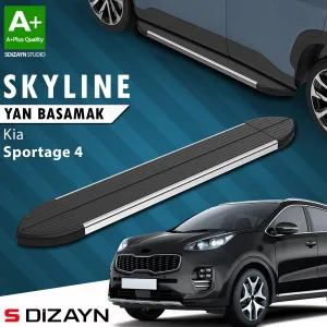 Kia Sportage 2015-2021 (QL) uyumlu 4 Skyline Krom Yan Basamak 173 Cm 2016-2021 A+ Kalite modelleri DRS Tuning'de. Kaliteli malzeme, hızlı kargo ve güvenli