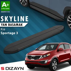 Kia Sportage 2010-2015 (SL) uyumlu 3 Skyline Siyah Yan Basamak 173 Cm 2010-2016 A+ Kalite modelleri DRS Tuning'de. Kaliteli malzeme, hızlı kargo ve güvenli