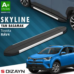 S-Dizayn Toyota Rav 4 4 Skyline Aluminyum Yan Basamak 173 Cm 2013-2017 A+ Kalite thumb 1