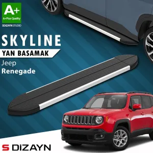 Jeep Renegade 2014-Günümüz (BU) uyumlu Skyline Aluminyum Yan Basamak 173 Cm 2014 Üzeri A+ Kalite modelleri DRS Tuning'de. Kaliteli malzeme, hızlı kargo ve