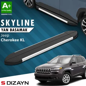 Jeep Cherokee 2013-2023 (KL) uyumlu KL Skyline Aluminyum Yan Basamak 173 Cm 2013-2023 A+ Kalite modelleri DRS Tuning'de. Kaliteli malzeme, hızlı kargo ve