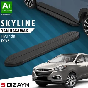 S-Dizayn Hyundai IX-35 Skyline Siyah Yan Basamak 173 Cm 2010-2015 A+ Kalite thumb 1