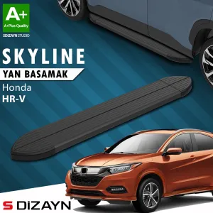 S-Dizayn Honda HR-V 2 Skyline Siyah Yan Basamak 173 Cm 2015-2020 A+ Kalite thumb 1