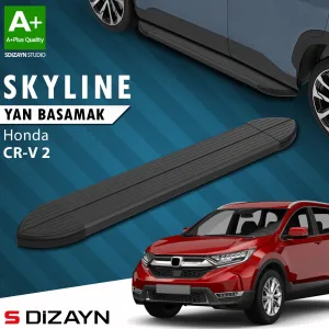 Honda CR-V 2016-2022 (RW) uyumlu 5 Skyline Siyah Yan Basamak 173 Cm 2018-2022 A+ Kalite modelleri DRS Tuning'de. Kaliteli malzeme, hızlı kargo ve güvenli