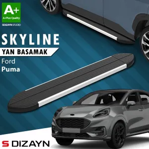 Ford Puma 2019-Günümüz (CX482) uyumlu Skyline Aluminyum Yan Basamak 173 Cm 2019 Üzeri A+ Kalite modelleri DRS Tuning'de. Kaliteli malzeme, hızlı kargo ve