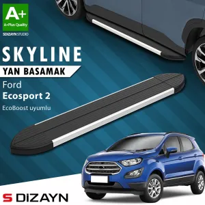 Ford EcoSport 2012-2023 (B515) uyumlu 2 Ecoboost EcoBoost 1.0 Skyline Aluminyum Yan Basamak 173 Cm 2012-2022 A+ Kalite modelleri DRS Tuning'de. Kaliteli