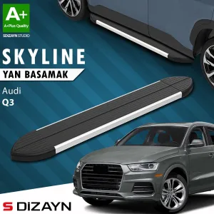 Audi Q3 2011-2018 (8U) uyumlu 8U Skyline Aluminyum Yan Basamak 173 Cm 2011-2018 A+ Kalite modelleri DRS Tuning'de. Kaliteli malzeme, hızlı kargo ve güvenli