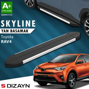S-Dizayn Toyota Rav 4 3 Skyline Aluminyum Yan Basamak 163 Cm 2006-2013 A+ Kalite thumb 1