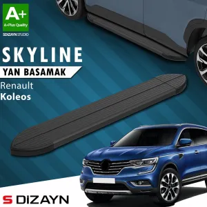 S-Dizayn Renault Koleos 2 Skyline Siyah Yan Basamak 163 Cm 2016 Üzeri A+ Kalite thumb 1