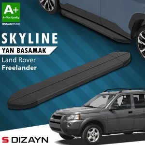 S-Dizayn Land Rover Freelander Skyline Siyah Yan Basamak 163 Cm 1998-2006 A+ Kalite thumb 1