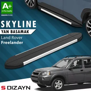 S-Dizayn Land Rover Freelander Skyline Aluminyum Yan Basamak 163 Cm 1998-2006 A+ Kalite thumb 1