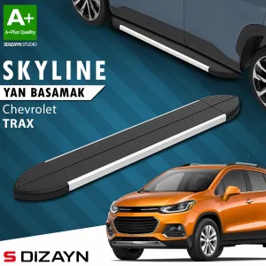 S-Dizayn Chevrolet Trax Skyline Aluminyum Yan Basamak 163 Cm 2013-2022 A+ Kalite thumb 1