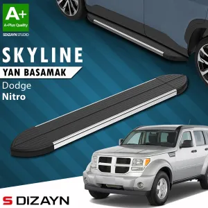Dodge Nitro 2006-2012 (KA) uyumlu Skyline Krom Yan Basamak 153 Cm 2007-2012 A+ Kalite modelleri DRS Tuning'de. Kaliteli malzeme, hızlı kargo ve güvenli