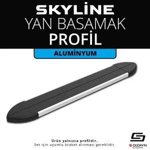 Skyline Aluminyum Yan Basamak Profil 183 Cm Etekli