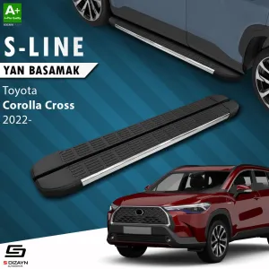 S-Dizayn Toyota Corolla Cross S-Line Krom Yan Basamak 183 Cm 2022 Üzeri thumb 1