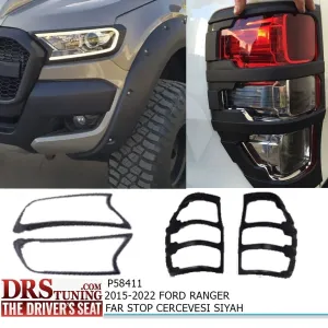 Puando uyumlu Ford Ranger 2015-2020 Far Ve Stop Çerçevesi Kaplama Siyah modelleri DRS Tuning'de. Kaliteli malzeme, hızlı kargo ve güvenli alışverişle hemen