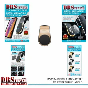 Puando uyumlu Oto Telefon Tutacağı Klipsli Mıknatıslı Gold modelleri DRS Tuning'de. Kaliteli malzeme, hızlı kargo ve güvenli alışverişle hemen inceleyin.