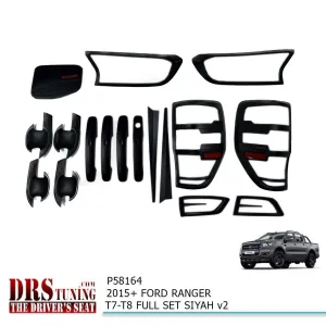 Puando uyumlu Ford Ranger 2015 Sonrası T7-T8 Siyah Kaplama Set V2 modelleri DRS Tuning'de. Kaliteli malzeme, hızlı kargo ve güvenli alışverişle hemen inceleyin.