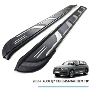 Audi Q7 2015-Günümüz (4M) uyumlu 2016 Sonrası Yan Basamak Oem Model modelleri DRS Tuning'de. Kaliteli malzeme, hızlı kargo ve güvenli alışverişle hemen